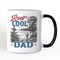 Reel Cool Dad Fishing Mug, Funny Vintage Fisherman Fatherhood Gift